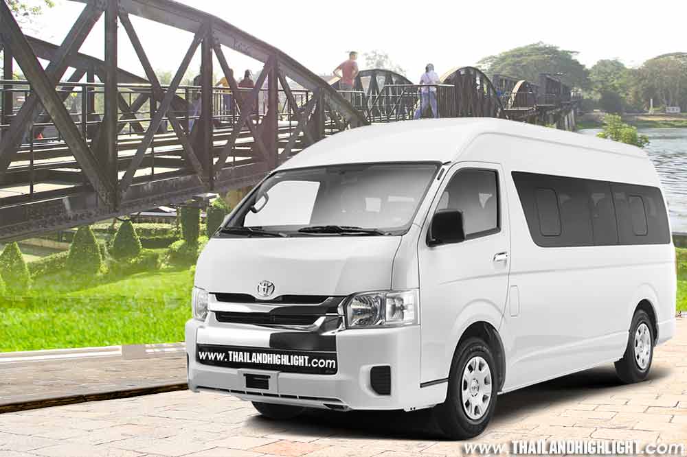 Van Rental Bangkok to Kanchanaburi with Driver Travel Car Thailand