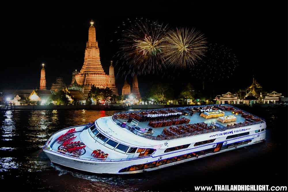 New Years Eve 2025 Bangkok River Cruise White Orchid Cruise